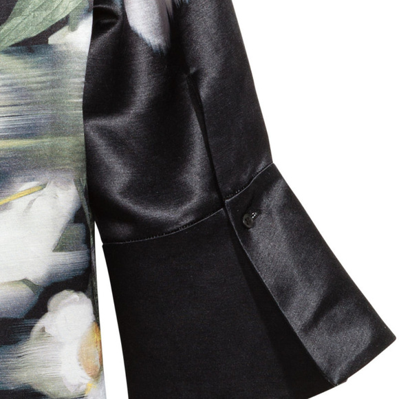 H & M Conscious Collection 39% Silk & 69% Linen peony dress - Picture 4 of 7